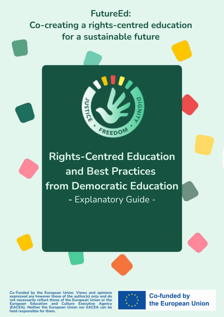 Cover of the FutureEd Guide "Rights-Centred Education: Best Practices from Democratic Education", EUDEC e.V